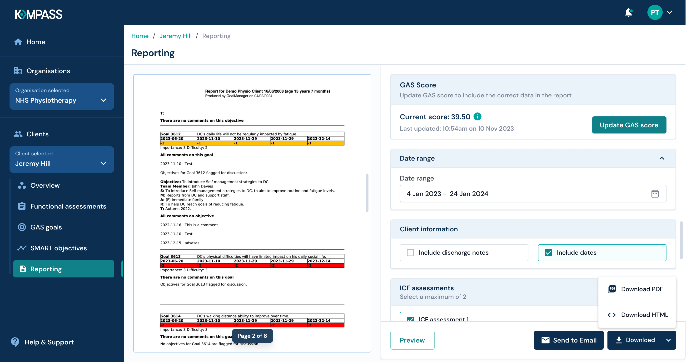 SaaS Product Screenshot