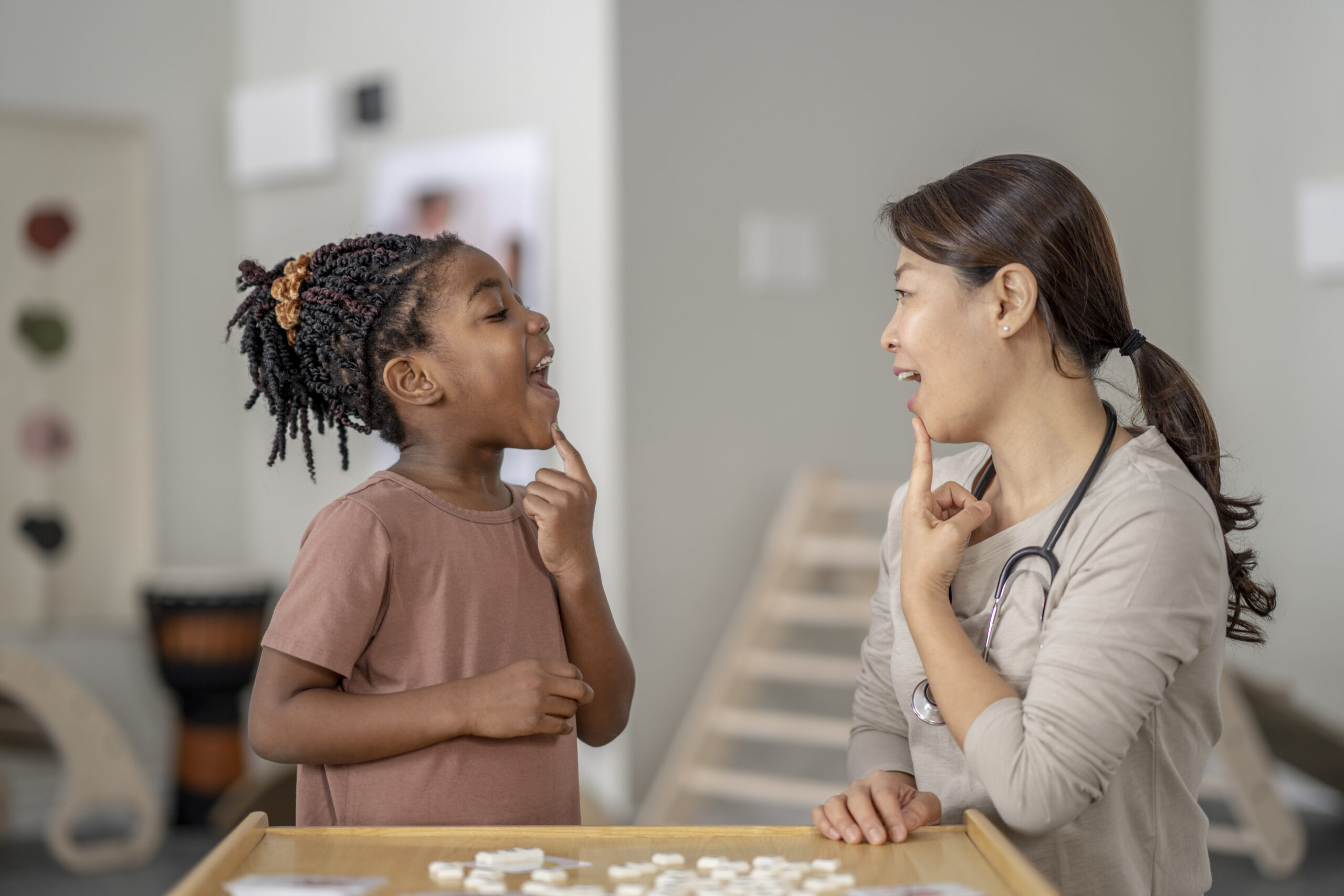 Social Worker assisting a community